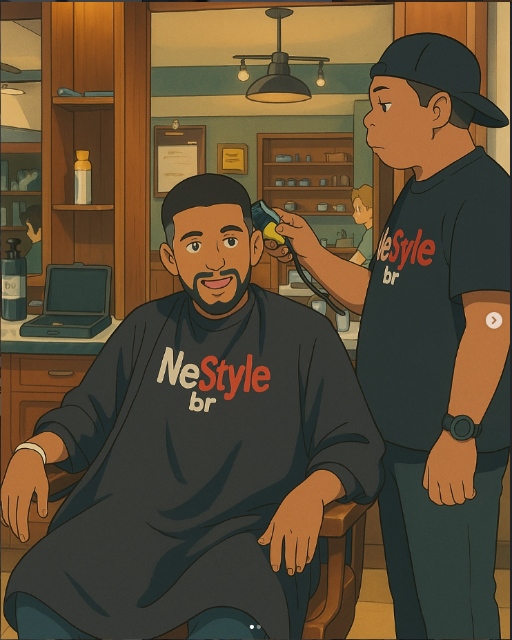Ilustração NewStylee Barbearia